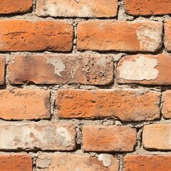 Fototapeta premium Abstract Red and Brown Brick Wall Texture