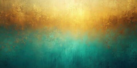 Fototapeta premium Abstract gradient texture of warm gold and cool teal tones , art, background, design, colorful, blend, modern, digital