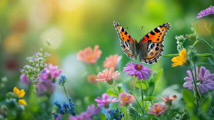 Obraz premium concept of a wildlife garden.