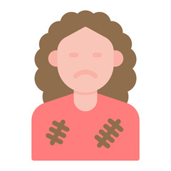 Beggar icon vector image. Can be used for Homeless.