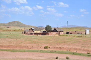 Obraz premium Poor Villages in southern Bolivia