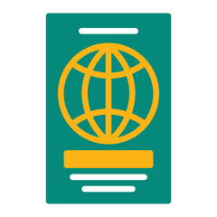 Passport icon vector image. Can be used for Ski Resort.