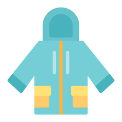 Ski Jacket icon vector image. Can be used for Ski Resort.