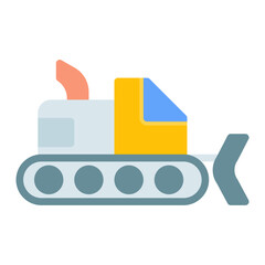 Snowcat icon vector image. Can be used for Ski Resort.