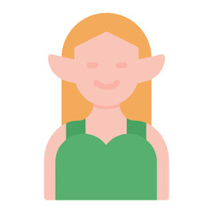 Elf icon vector image. Can be used for Fairytale.