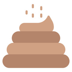 Poop icon vector image. Can be used for Veterinary.