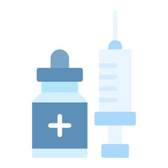 Vaccine icon vector image. Can be used for Veterinary.