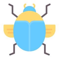 Scarab icon vector image. Can be used for Rainforest.