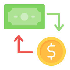 Trade icon vector image. Can be used for Crisis Mangement.