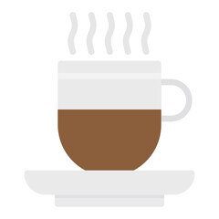Coffee icon vector image. Can be used for Addiction.