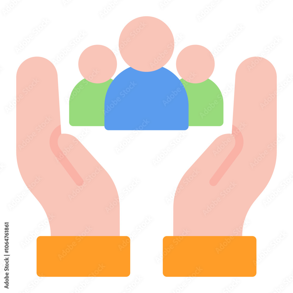 Aufkleber support group icon vector image. can be used for addiction.