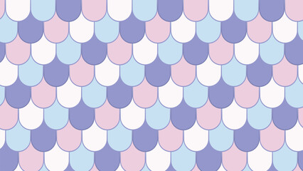 Fish scales pattern mermaid tail vector image © Лилия Агапова