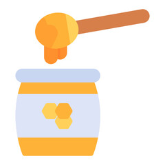 Honey icon vector image. Can be used for Agriculture.