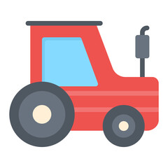 Tractor icon vector image. Can be used for Agriculture.