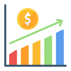 Profit icon vector image. Can be used for Credit And Loan.