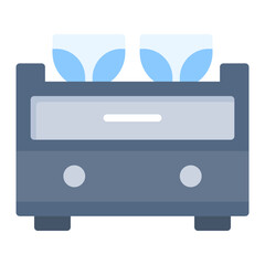 Changing table icon vector image. Can be used for Maternity.