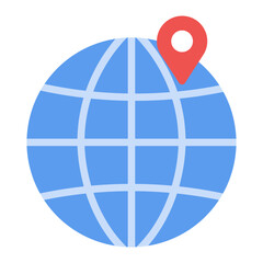 Country icon vector image. Can be used for Geography.