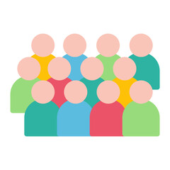 Society icon vector image. Can be used for Archeology.