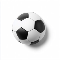 Fototapeta premium Soccer football ball on a white background