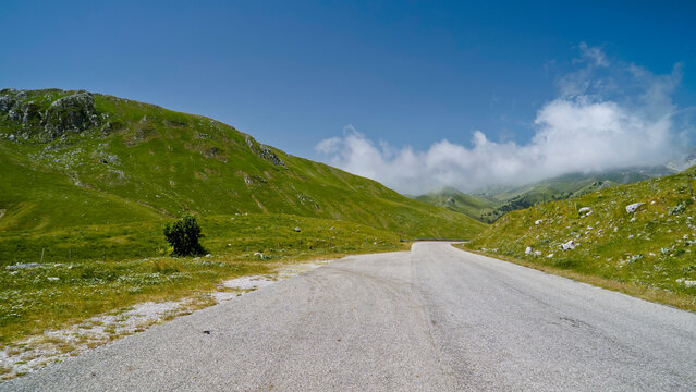 Campitello Matese,la strada panoramica SP106,Campobasso,Molise,Italia