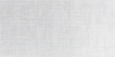 Fototapeta premium texture white linen on a plain white background, Natural linen fabric texture texture background.