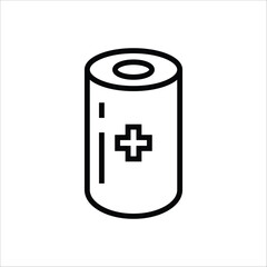 bandage vector icon line template