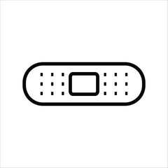 bandage vector icon line template