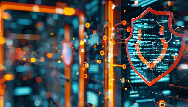 Monitoring suspicious activity on a high tech data security system in a modern server room