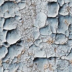 Obraz premium Cracked blue paint texture with weathered appearance, showcasing intricate patterns and rustic feel. This image captures essence of erosion and decay, perfect for backgrounds or artistic projects