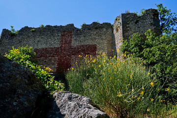 Castello di Vicalvi,panorama,Frosinone,Lazio,Italia
