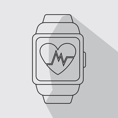 smartwatch with heart