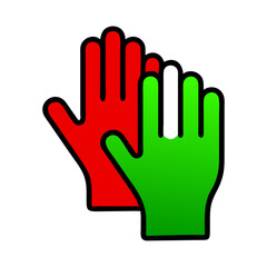 High-quality medical hand gloves vector illustration, ideal for healthcare, hygiene, and safety designs. Perfect for clinics, hospitals, and medical-themed visuals.






