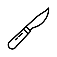 High-quality scalpel vector illustration for medical and healthcare purposes. Perfect for surgical visuals, educational content, and professional medical designs.