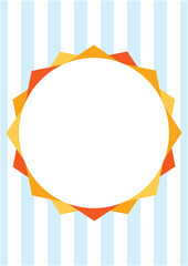 円環の飾りのある背景