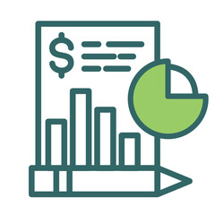 Financial Reporting Icon