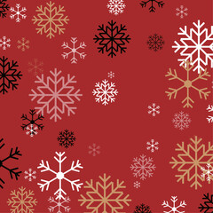 Christmas Vector - Festive Holiday Design Snowflakes