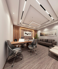 MODERN OFFICE INTERIOR 