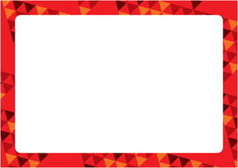 三角形を組み合わせたPOPな背景イメージ