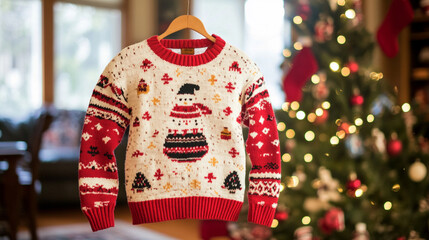 Xmas vibes - ugly Christmas sweater, jumper 