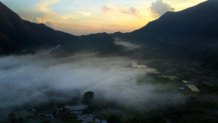 fog in the mountains