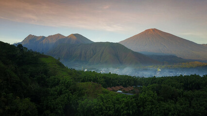 view of the mountains
