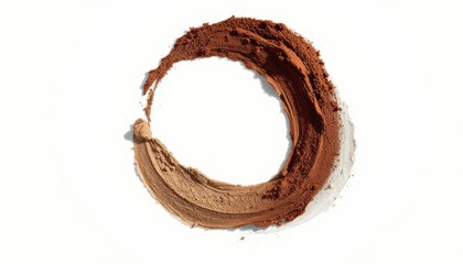 Obraz premium Eyeshadow sample isolated on white background.