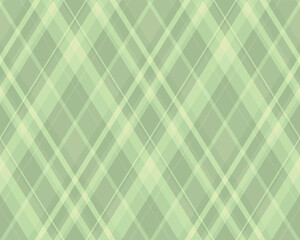 Argyle pattern of geometric rhombus. Harlequin check wallpaper design. Classic diamond shaped textile material for web background, print fabric clothing, sweater, wrapping paper, gift card, invitation