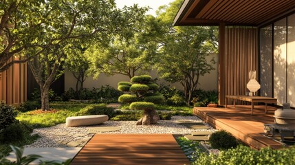 Serene Japanese Garden