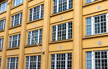 Obraz premium A Modern Style Building Within A City To Offer Accommodation Or Office Spaces