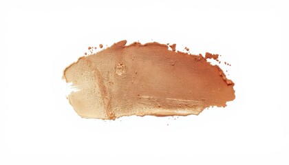Fototapeta premium Eyeshadow sample isolated on white background.