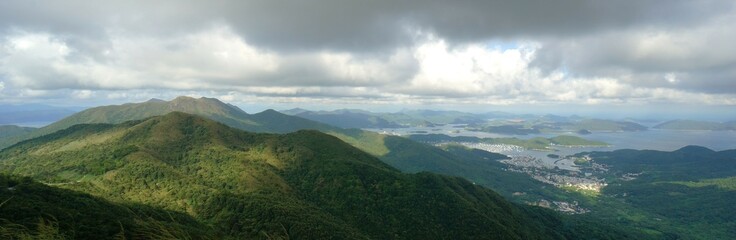 view from kowloon peak, Sai Kung, hong kong