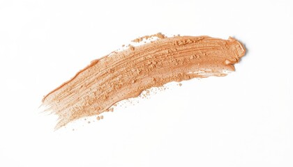 Fototapeta premium Eyeshadow sample isolated on white background.