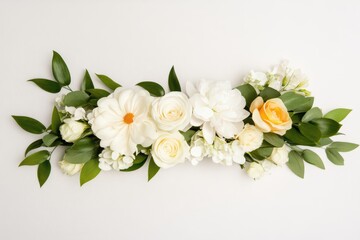 Fototapeta premium Delicate bouquet exuding a soft fragrance, perfect for adding elegance to any space or occasion.