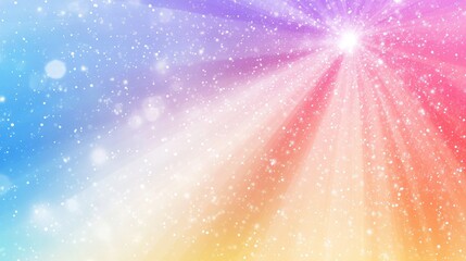 Fototapeta premium Colorful Abstract Background with Glowing Light and Sparkles